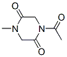 170376-79-1,2,5-Piperazinedione, 1-acetyl-4-methyl- (9CI)
