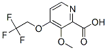 170621-84-8,2-PYRIDINECARBOXYLIC ACID, 3-METHOXY-4-(2,2,2-TRIFLUOROETHOXY)-