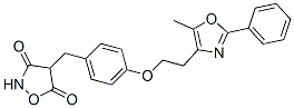 170861-63-9,4-[[4-[2-(5-methyl-2-phenyl-1,3-oxazol-4-yl)ethoxy]phenyl]methyl]isoxazolidine-3,5-dione