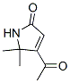 171019-06-0,2H-Pyrrol-2-one, 4-acetyl-1,5-dihydro-5,5-dimethyl- (9CI)