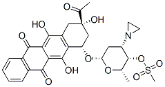171047-47-5,(7S,9S)-9-acetyl-7-[(2S,4S,5S,6S)-4-aziridin-1-yl-6-methyl-5-methylsulfonyloxy-oxan-2-yl]oxy-6,9,11-trihydroxy-8,10-dihydro-7H-tetracene-5,12-dione