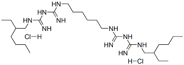 1715-30-6,N,N''-bis(2-ethylhexyl)-3,12-diimino-2,4,11,13-tetraazatetradecanediamidine dihydrochloride