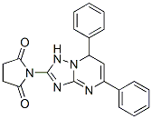 171668-01-2,1-(2,4-diphenyl-1,5,7,9-tetrazabicyclo[4.3.0]nona-3,5,7-trien-8-yl)pyr rolidine-2,5-dione