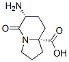 172039-41-7,8a(1H)-Indolizinecarboxylicacid,6-aminohexahydro-5-oxo-,(6R-cis)-(9CI)