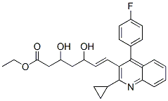 172336-32-2,Ethyl (E)-3,5-dihydroxy-7-[2-cyclopropyl-4-(4-fluorophenyl)-3-quinolinyl]-hept-6-enoate