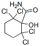 1724-30-7,2,2,6,6-tetrachloro-1-hydroxycyclohexanecarboxamide