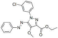 172701-50-7,ethyl 1-(3-chlorophenyl)-4-methoxy-5-phenyldiazenyl-pyrazole-3-carboxy late