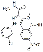 172701-54-1,1-(3-chlorophenyl)-4-methoxy-5-(4-nitrophenyl)diazenyl-pyrazole-3-carb ohydrazide