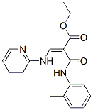 172753-06-9,ethyl (E)-2-[(2-methylphenyl)carbamoyl]-3-(pyridin-2-ylamino)prop-2-en oate