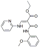 172753-08-1,ethyl (E)-2-[(2-methoxyphenyl)carbamoyl]-3-(pyridin-2-ylamino)prop-2-e noate