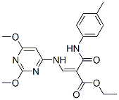 172753-10-5,ethyl (E)-3-[(2,6-dimethoxypyrimidin-4-yl)amino]-2-[(4-methylphenyl)ca rbamoyl]prop-2-enoate