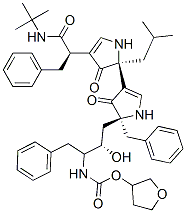 173091-97-9,[(3S)-oxolan-3-yl] N-[(2S,3S)-4-[(2S)-2-benzyl-4-[(2S)-2-(2-methylprop yl)-3-oxo-4-[(1R)-2-phenyl-1-(tert-butylcarbamoyl)ethyl]-1H-pyrrol-2-y l]-3-oxo-1H-pyrrol-2-yl]-3-hydroxy-1-phenyl-butan-2-yl]carbamate