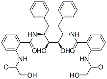 173094-23-0,N-[(2S,3S,4R,5S)-3,4-dihydroxy-5-[[2-[(2-hydroxyacetyl)amino]benzoyl]a mino]-1,6-diphenyl-hexan-2-yl]-2-[(2-hydroxyacetyl)amino]benzamide