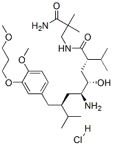 173399-03-6,(2S,4S,5S,7S)-7-(3-(3-Methoxypropoxy)-4-methoxybenzyl)-5-amino-N-(2-carbamoyl-2-methylpropyl)-4-hydroxy-2-isopropyl-8-methylnonanamide hydrochloride