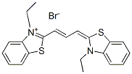 17389-14-9,3-ethyl-2-[3-(3-ethyl-3H-benzothiazol-2-ylidene)prop-1-enyl]benzothiazolium bromide