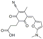 173954-62-6,3-Cyclohexene-1-propanoic  acid,  3-cyano-5-[[5-(dimethylamino)-2-furanyl]methylene]-4-methyl-2,6-dioxo-
