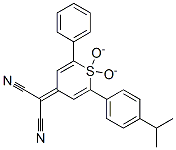174493-15-3,Propanedinitrile, 2-[2-[4-(1-methylethyl)phenyl]-1,1-dioxido-6-phenyl-4H-thiopyran-4-ylidene]-