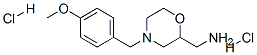 174560-85-1,C-[4-(4-METHOXY-BENZYL)-MORPHOLIN-2-YL]-METHYLAMINE DIHYDROCHLORIDE