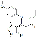 174842-34-3,ETHYL 4-(4-METHOXYPHENOXY)-1,3-DIMETHYL-1H-PYRAZOLO[3,4-B]PYRIDINE-5-CARBOXYLATE