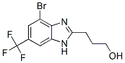 175135-16-7,4-BROMO-2-(3-HYDROXYPROPYL)-6-(TRIFLUOROMETHYL)BENZIMIDAZOLE