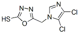 175201-82-8,5-[(4,5-DICHLORO-1H-IMIDAZOL-1-YL)METHYL]-1,3,4-OXADIAZOLE-2-THIOL