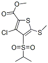 175202-12-7,METHYL 3-CHLORO-4-(ISOPROPYLSULFONYL)-5-(METHYLTHIO)THIOPHENE-2-CARBOXYLATE