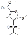 175202-13-8,METHYL 3-IODO-4-(ISOPROPYLSULFONYL)-5-(METHYLTHIO)THIOPHENE-2-CARBOXYLATE