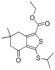 175202-44-5,ETHYL 3-(ISOPROPYLTHIO)-6,6-DIMETHYL-4-OXO-4,5,6,7-TETRAHYDROBENZO[C]THIOPHENE-1-CARBOXYLATE