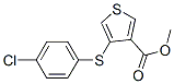 175202-88-7,METHYL 4-[(4-CHLOROPHENYL)THIO]THIOPHENE-3-CARBOXYLATE