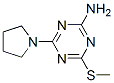175204-64-5,4-(METHYLTHIO)-6-TETRAHYDRO-1H-PYRROL-1-YL-1,3,5-TRIAZIN-2-AMINE