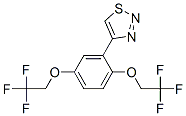 175205-47-7,4-[2,5-BIS(2,2,2-TRIFLUOROETHOXY)PHENYL]-1,2,3-THIADIAZOLE