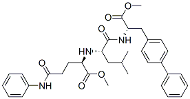 175522-22-2,L-Alanine, 3-[1,1-biphenyl]-4-yl-N-[N-[1-(methoxycarbonyl)-4-oxo-4-(phenylamino)butyl]-L-leucyl]-, methyl ester, (R)- (9CI)