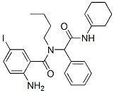175606-23-2,Benzeneacetamide, alpha-[(2-amino-5-iodobenzoyl)butylamino]-N-1-cyclohexen-1-yl- (9CI)