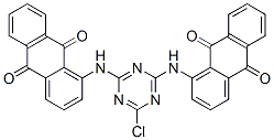 17612-57-6,1,1'-[(6-chloro-1,3,5-triazine-2,4-diyl)diimino]bisanthraquinone