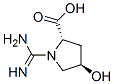 176370-06-2,L-Proline, 1-(aminoiminomethyl)-4-hydroxy-, (4R)- (9CI)