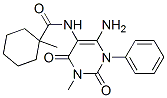 176379-39-8,Cyclohexanecarboxamide,  N-(6-amino-1,2,3,4-tetrahydro-3-methyl-2,4-dioxo-1-phenyl-5-pyrimidinyl)-1-methyl-