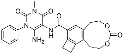 176379-47-8,Carbonic  acid,  5-[[(6-amino-1,2,3,4-tetrahydro-3-methyl-2,4-dioxo-1-phenyl-5-pyrimidinyl)amino]carbonyl]-1,2,3-benzenetriyl  triethyl  ester  (9CI)