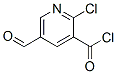 176433-51-5,3-Pyridinecarbonyl chloride, 2-chloro-5-formyl- (9CI)