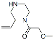 176851-76-6,Piperazine, 2-ethenyl-1-(methoxyacetyl)- (9CI)