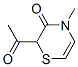 177421-80-6,2H-1,4-Thiazin-3(4H)-one, 2-acetyl-4-methyl- (9CI)