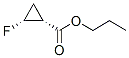 177564-61-3,Cyclopropanecarboxylic acid, 2-fluoro-, propyl ester, (1R-cis)- (9CI)