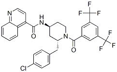 177707-12-9,(2R,4S)-N-[1-[3,5-Bis(trifluoromethyl)benzoyl]-2-(4-chlorobenzyl)piperidin-4-yl]quinoline-4-carboxamide