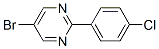 177727-15-0,Pyrimidine, 5-bromo-2-(4-chlorophenyl)- (9CI)