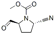 177950-86-6,1-Pyrrolidinecarboxylicacid,2-cyano-5-formyl-,methylester,(2S-trans)-(9CI)