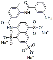 17804-51-2,trisodium 8-[[3-[(3-aminobenzoyl)amino]-4-methylbenzoyl]amino]naphthalene-1,3,5-trisulphonate