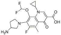 178174-19-1,7-(3-aminopyrrolidin-1-yl)-1-cyclopropyl-8-(difluoromethoxy)-6-fluoro- 5-methyl-4-oxo-quinoline-3-carboxylic acid