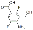 178444-97-8,Benzoic acid, 4-amino-2,5-difluoro-3-(hydroxymethyl)- (9CI)