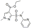 178880-02-9,ethyl 1-methyl-3-(methyl-pyridin-2-yl-sulfamoyl)pyrazole-4-carboxylate