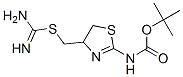 179116-02-0,Carbamic  acid,  [4-[[(aminoiminomethyl)thio]methyl]-4,5-dihydro-2-thiazolyl]-,  1,1-dimethylethyl  ester  (9CI)