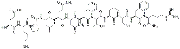 180387-75-1,H-GLU-LYS-PRO-LEU-GLN-ASN-PHE-THR-LEU-CYS-PHE-ARG-NH2